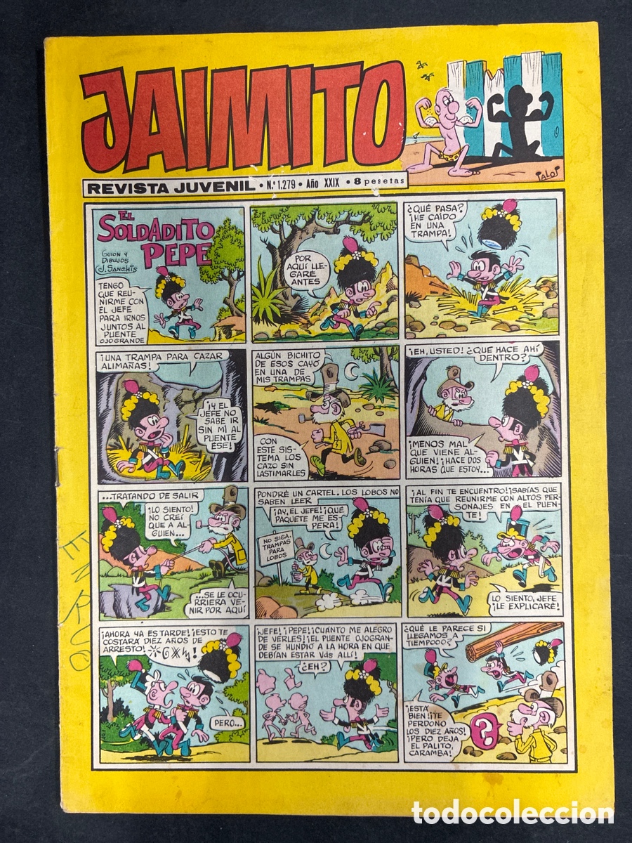 Tebeos: COMIC SEMANARIO JAIMITO N&ordm; 1279 EDITORIAL VALENCIANA
