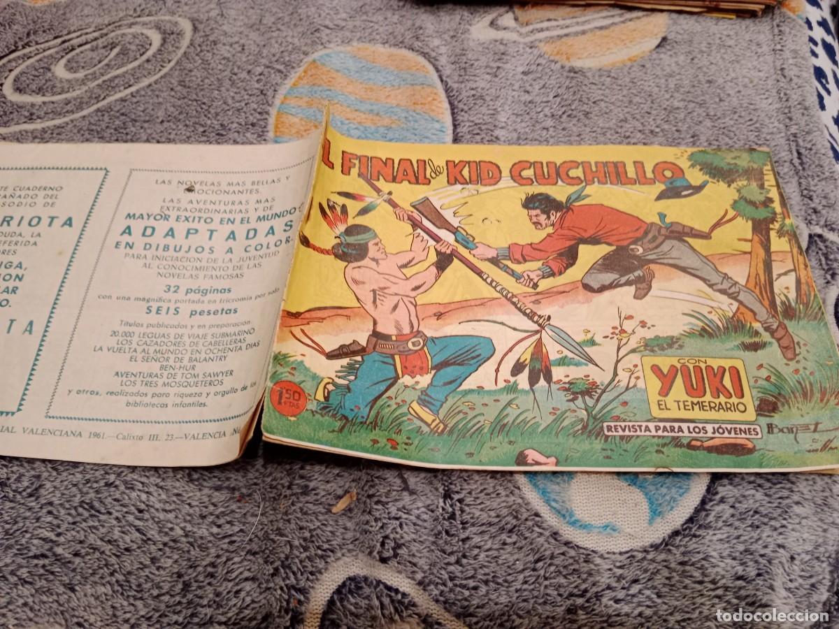 Tebeos: YUKI EL TEMERARIO. N&ordm;62 EL FINAL DE CUCHILLO -EDITORIAL VALENCIANA 1958