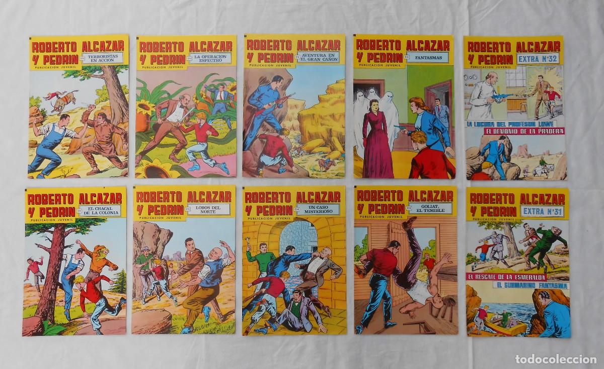Tebeos: ROBERTO ALCAZAR Y PEDRIN 2&ordf; &Eacute;poca Lote de 10 Portadas