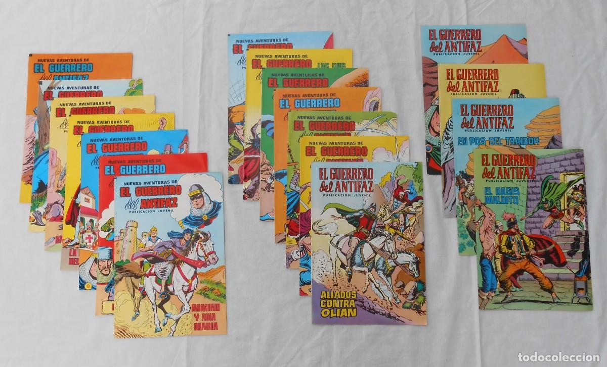 Tebeos: El Guerrero del Antifaz Lote de 18 Portadas