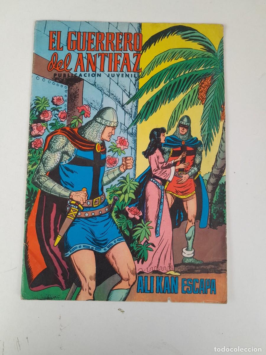 Tebeos: EL GUERRERO DEL ANTIFAZ 76. ALI KAN ESCAPA (M. Gago) Valenciana, 1974