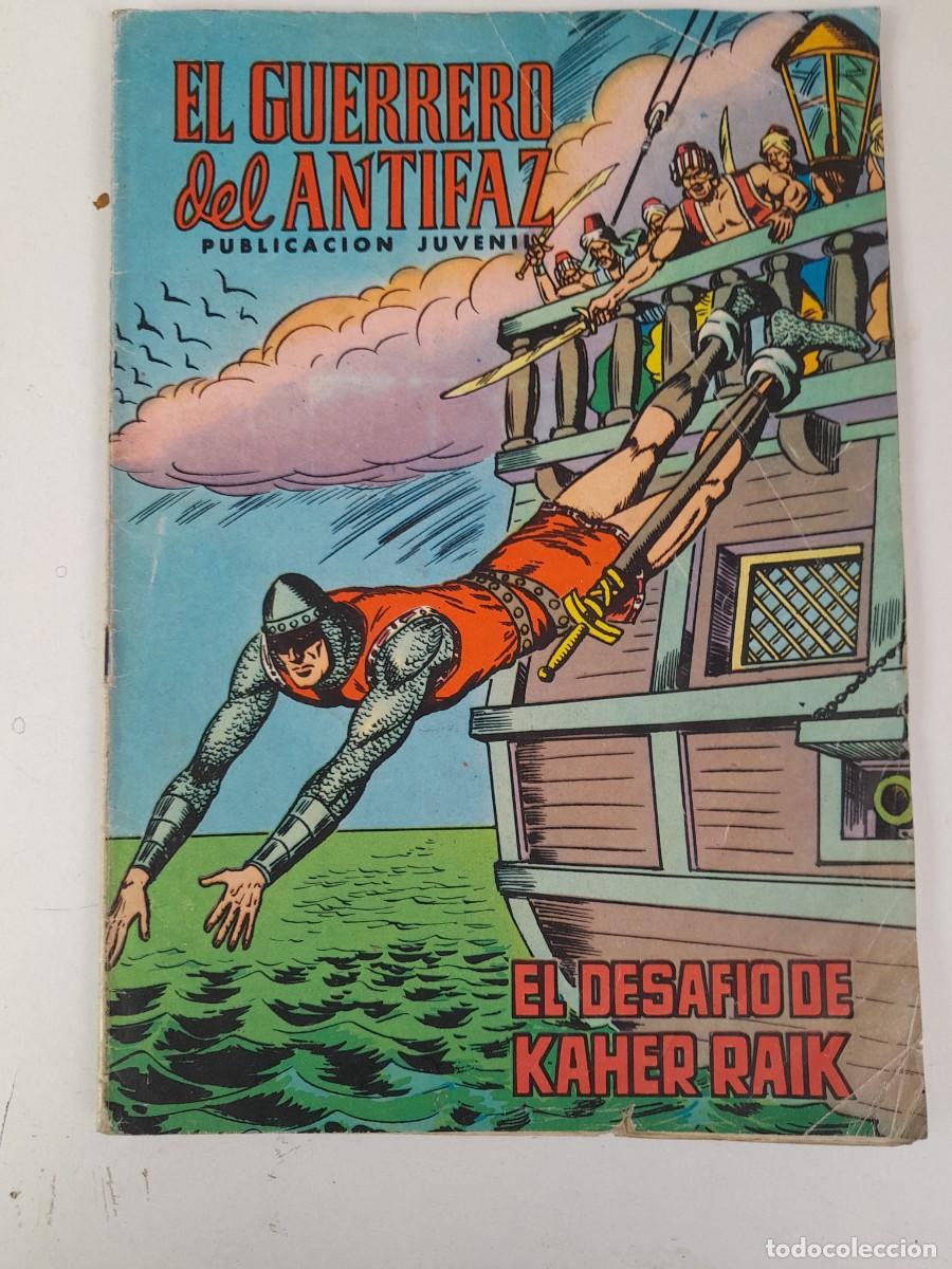 Tebeos: EL GUERRERO DEL ANTIFAZ 82. EL DESAFIO DE KAHER RAIK (M. Gago) Valenciana, 1974