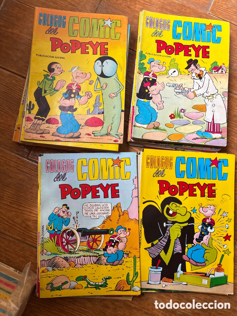 Tebeos: POPEYE COLOSOS DEL COMIC COLECCION COMPLETA DE 54 NUMEROS. EDITORIAL VALENCIANA. 1979