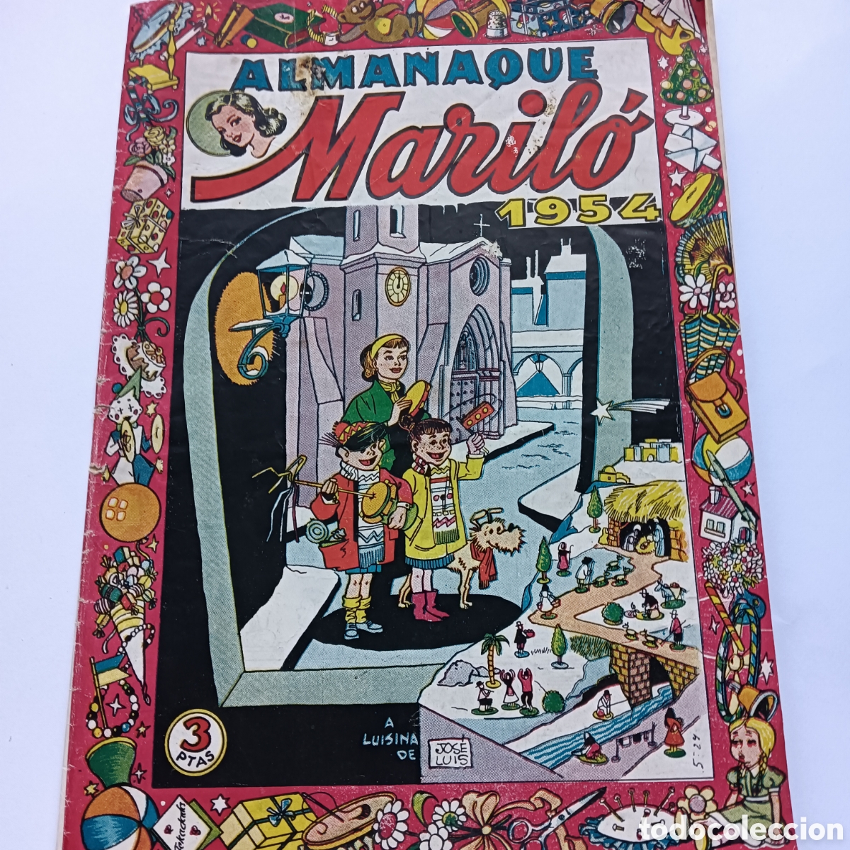 Tebeos: MARIL&Oacute; ALMANAQUE 1954 - Foto 1