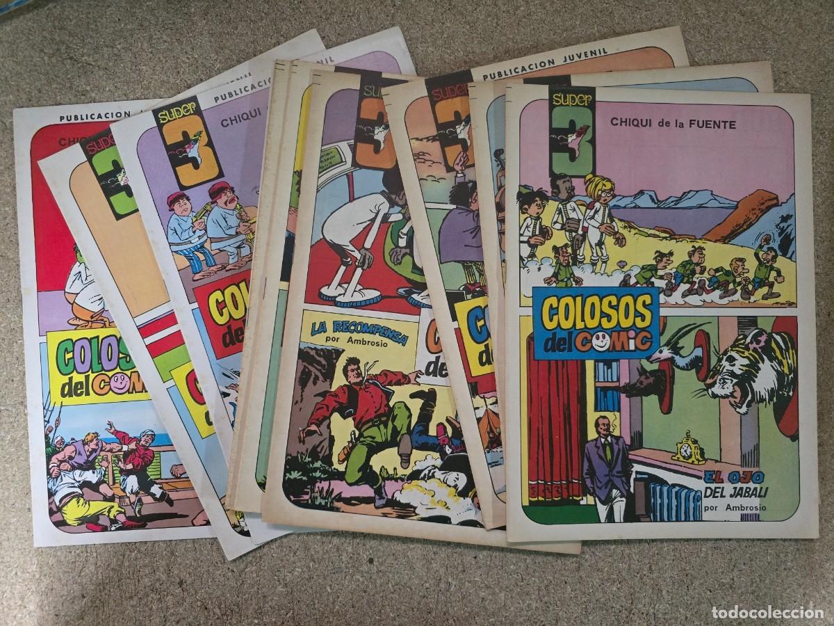 Tebeos: Super 3.Colosos del Comic.Completa 12 Tebeos.Ambros.Valenciana