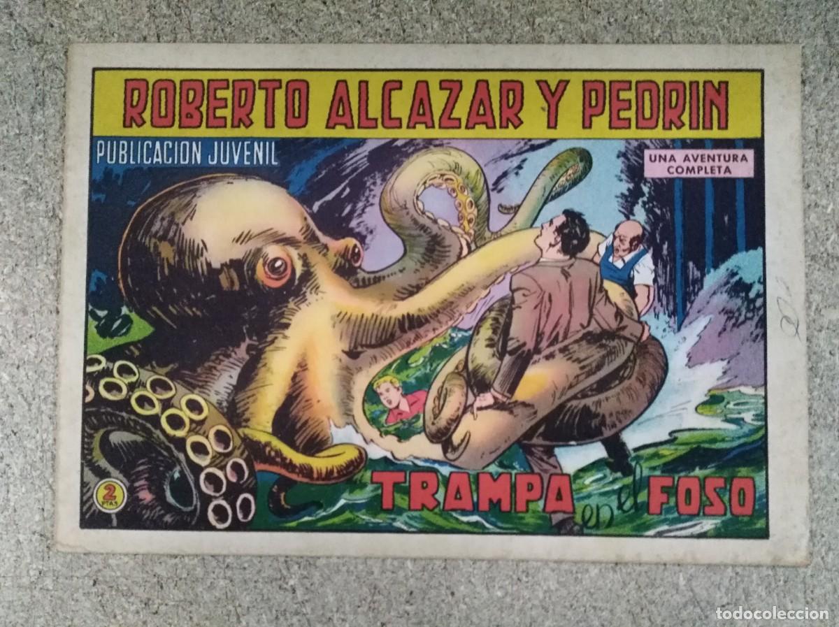 Tebeos: Roberto Alcazar y Pedrin 917.Trampa en el foso.Editorial Valenciana