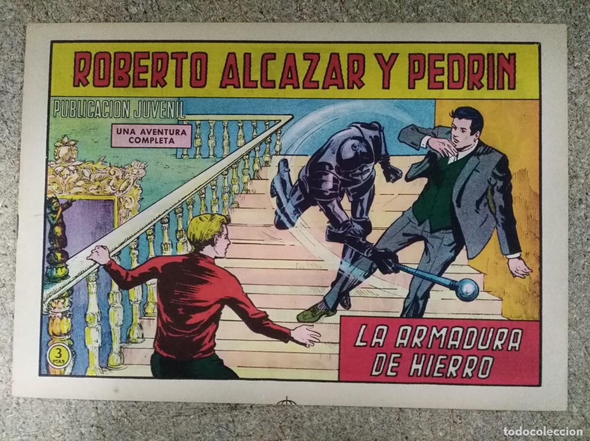 Tebeos: Roberto Alcazar y Pedrin 947.La armadura de Hierro.Editorial Valenciana