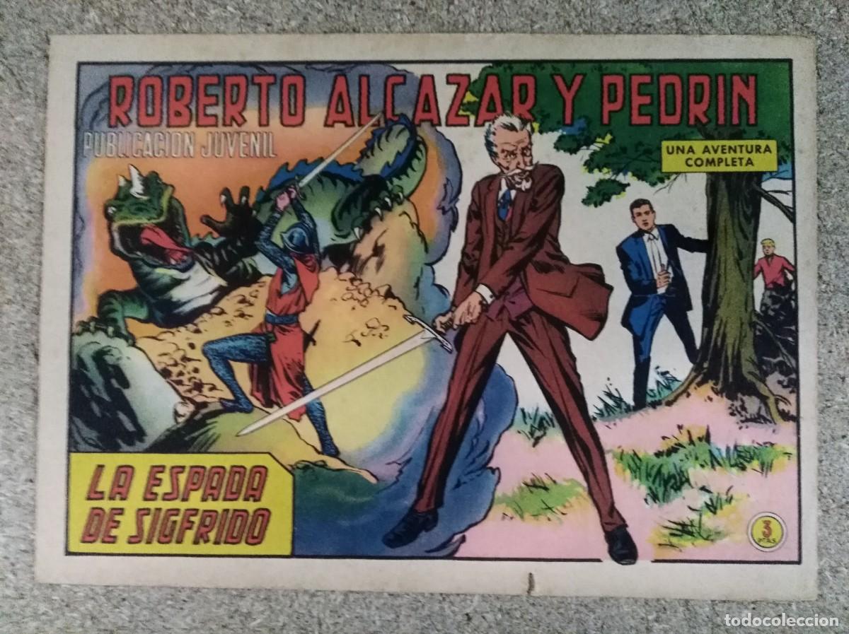 Comics: Roberto Alcazar y Pedrin 980.La Espada de Sigfrido.Editorial Valenciana