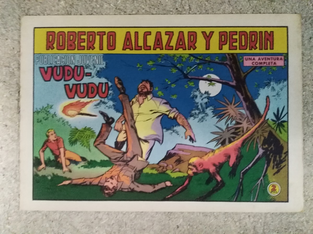Tebeos: Roberto Alcazar y Pedrin 933.Vudu-Vudu.Editorial Valenciana