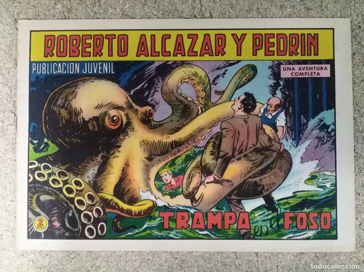 Tebeos: Roberto Alcazar y Pedrin 917.Trampa en el foso.Editorial Valenciana