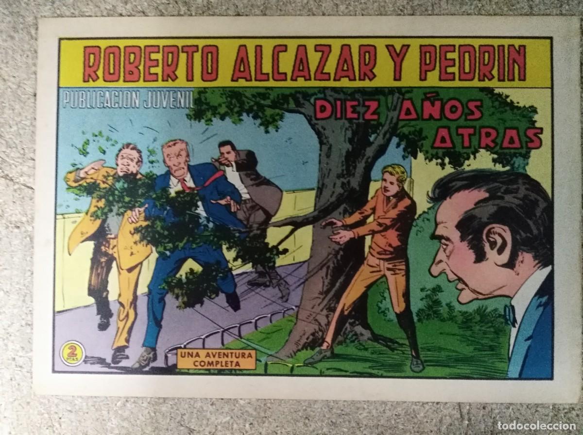 Tebeos: Roberto Alcazar y Pedrin 916.Diez a&ntilde;os atras.Editorial Valenciana