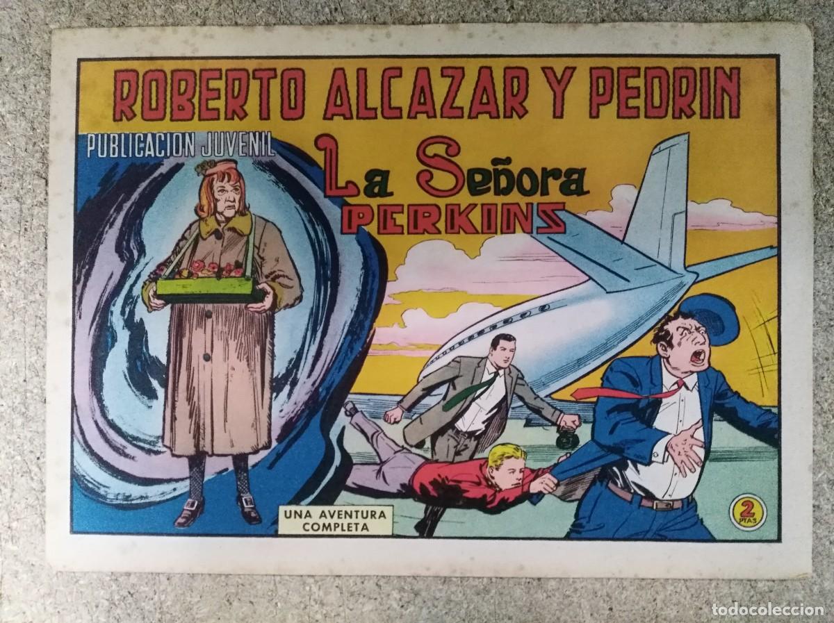 Tebeos: Roberto Alcazar y Pedrin 912.La Se&ntilde;ora Perkins.Editorial Valenciana
