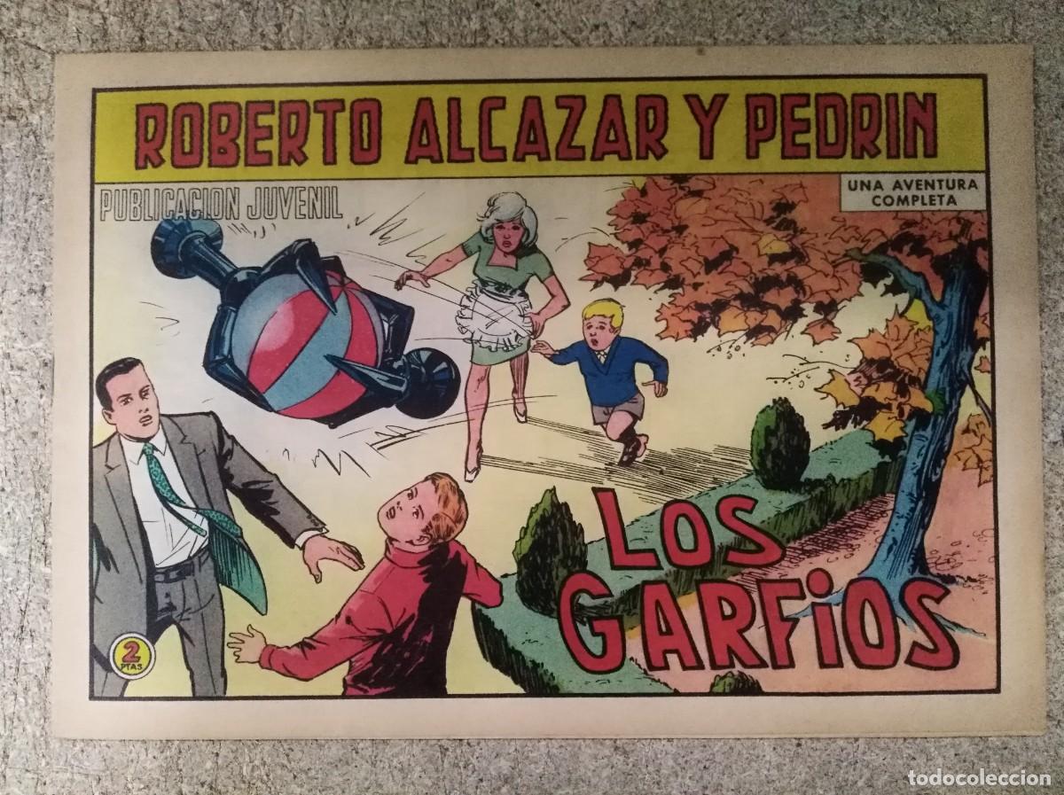 Tebeos: Roberto Alcazar y Pedrin 909.Los Garfios.Editorial Valenciana