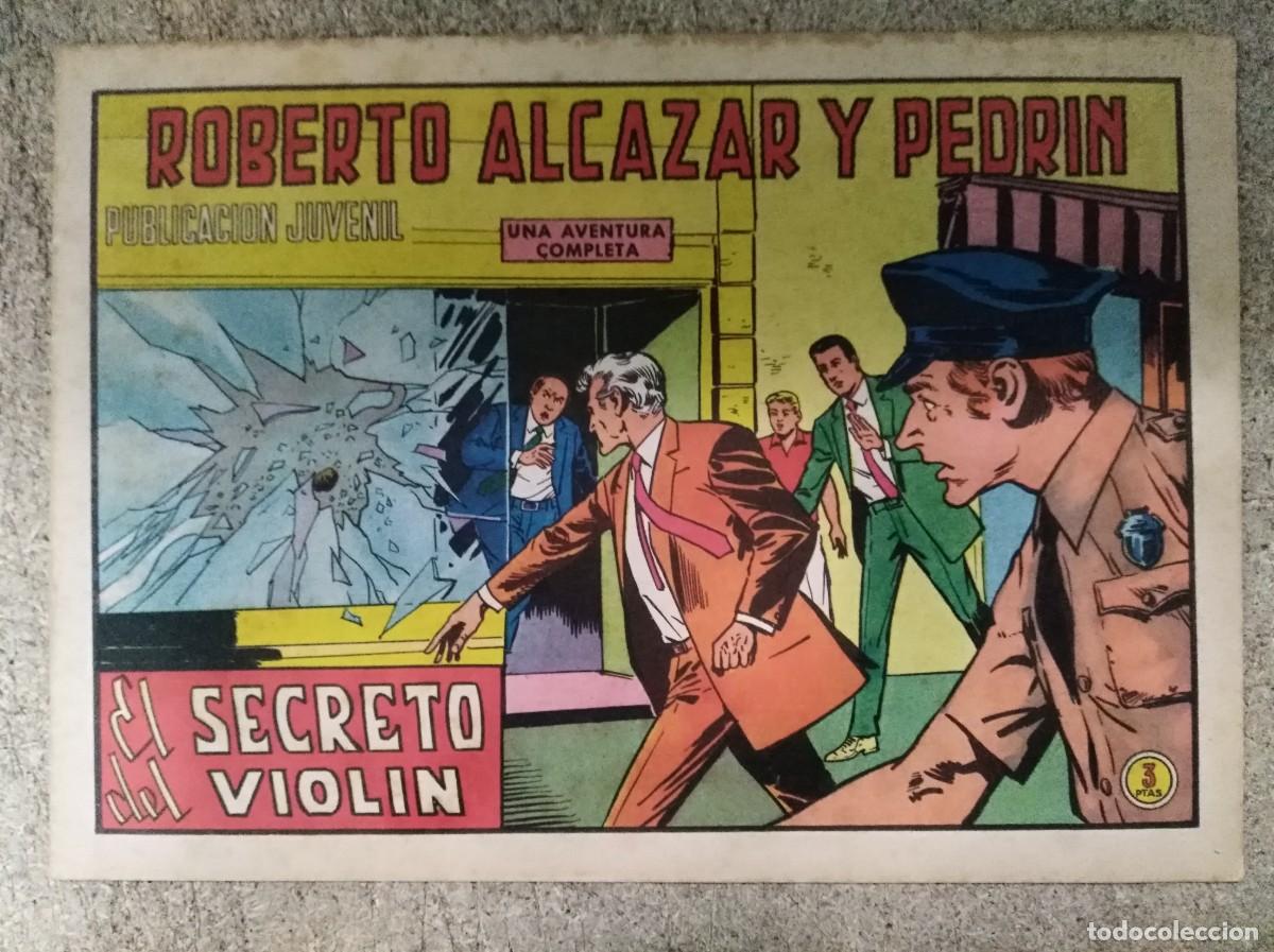 Tebeos: Roberto Alcazar y Pedrin 992.El secreto del violin.Editorial Valenciana