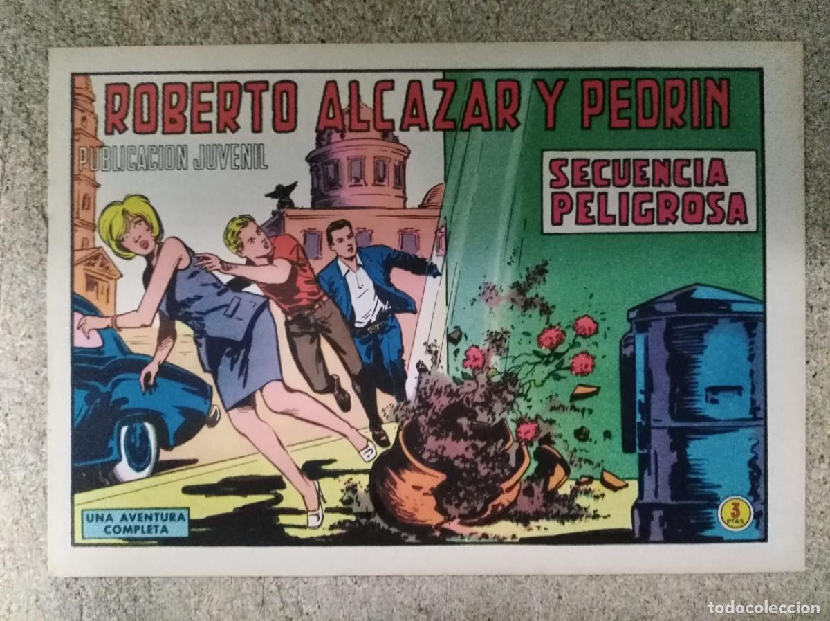 Tebeos: Roberto Alcazar y Pedrin 967.Secuencia peligrosa.Editorial Valenciana
