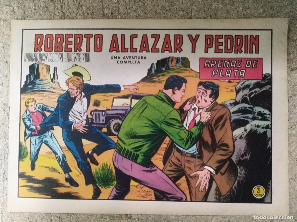 Tebeos: Roberto Alcazar y Pedrin 951.Arenas de plata.Editorial Valenciana