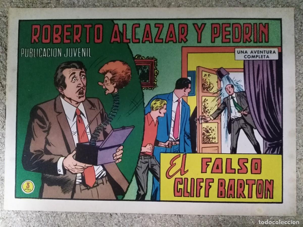 Tebeos: Roberto Alcazar y Pedrin 983.El falso Cliff Barton.Editorial Valenciana