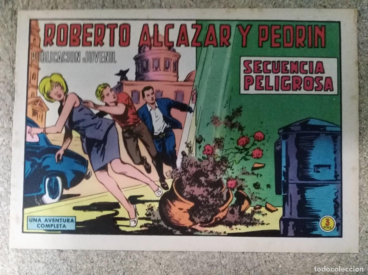 Tebeos: Roberto Alcazar y Pedrin 967.Secuencia peligrosa.Editorial Valenciana