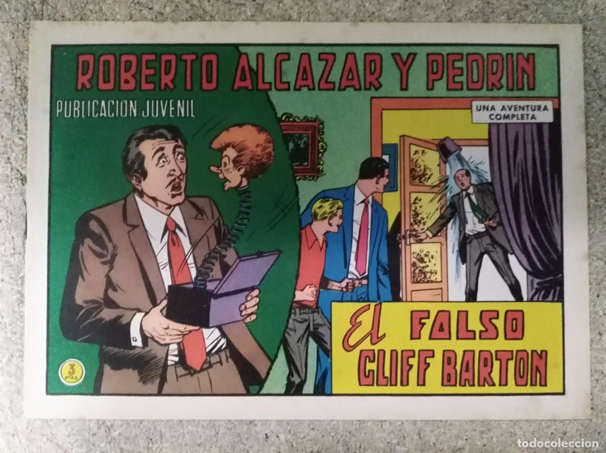 Tebeos: Roberto Alcazar y Pedrin 983.El falso Cliff Barton.Editorial Valenciana