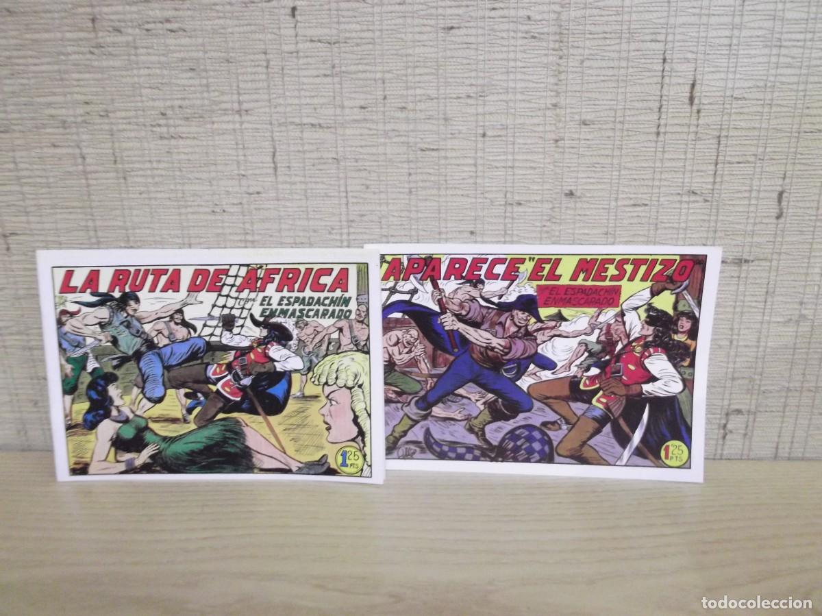 Tebeos: Lote de dos comics del El espadach&iacute;n enmascarado n&ordm;108 y n&ordm;109.Editorial Valenciana