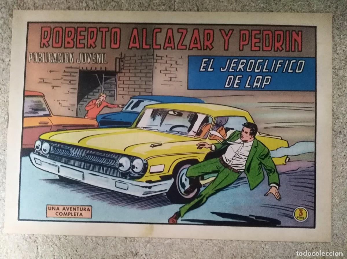 Tebeos: Roberto Alcazar y Pedrin 1003.El jeroglifico de Lap.Editorial Valenciana