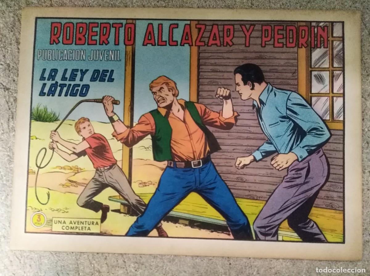 Tebeos: Roberto Alcazar y Pedrin 1004.La ley del latigo.Editorial Valenciana