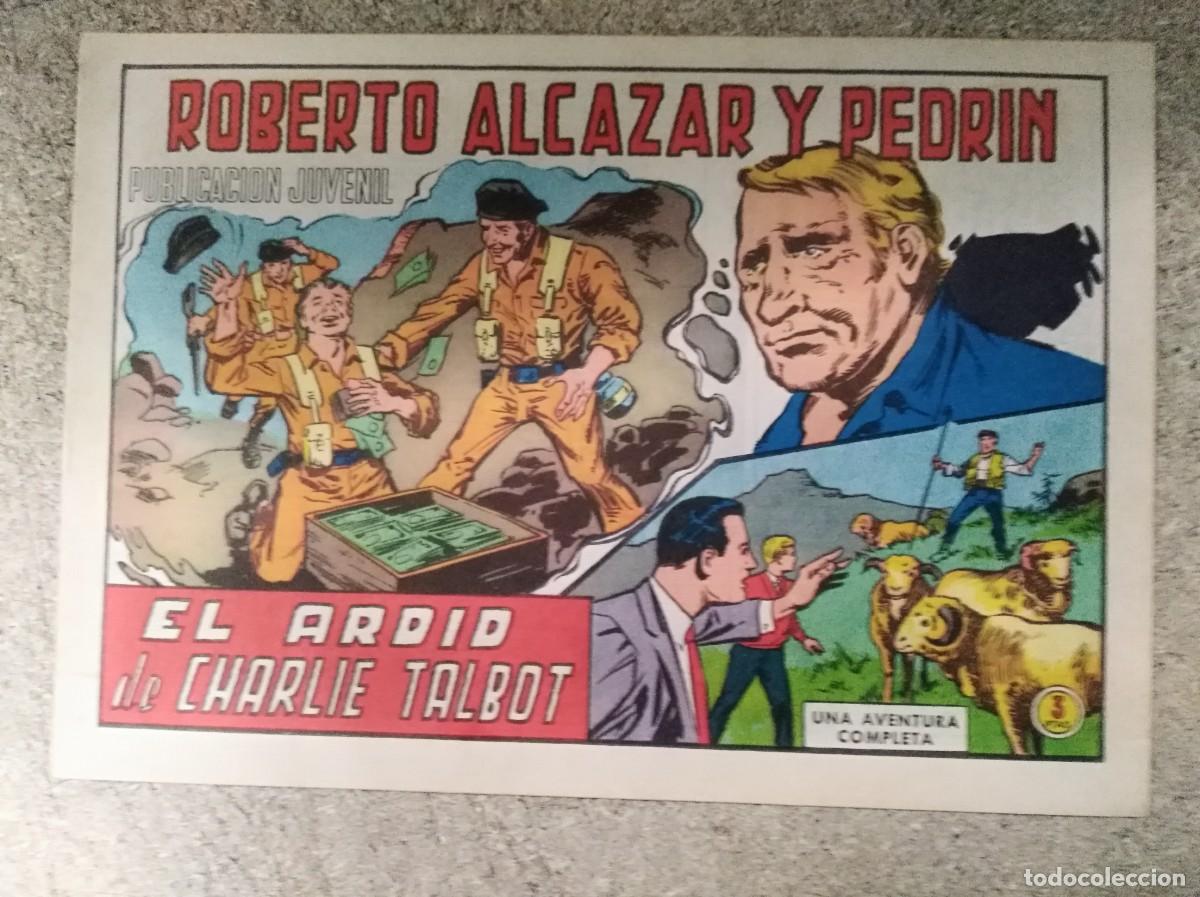 Tebeos: Roberto Alcazar y Pedrin 1005.El ardid de Charlie Talbot.Editorial Valenciana