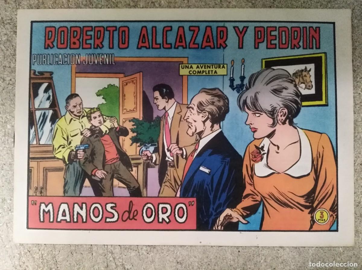 Tebeos: Roberto Alcazar y Pedrin 1090.Manos de oro.Editorial Valenciana