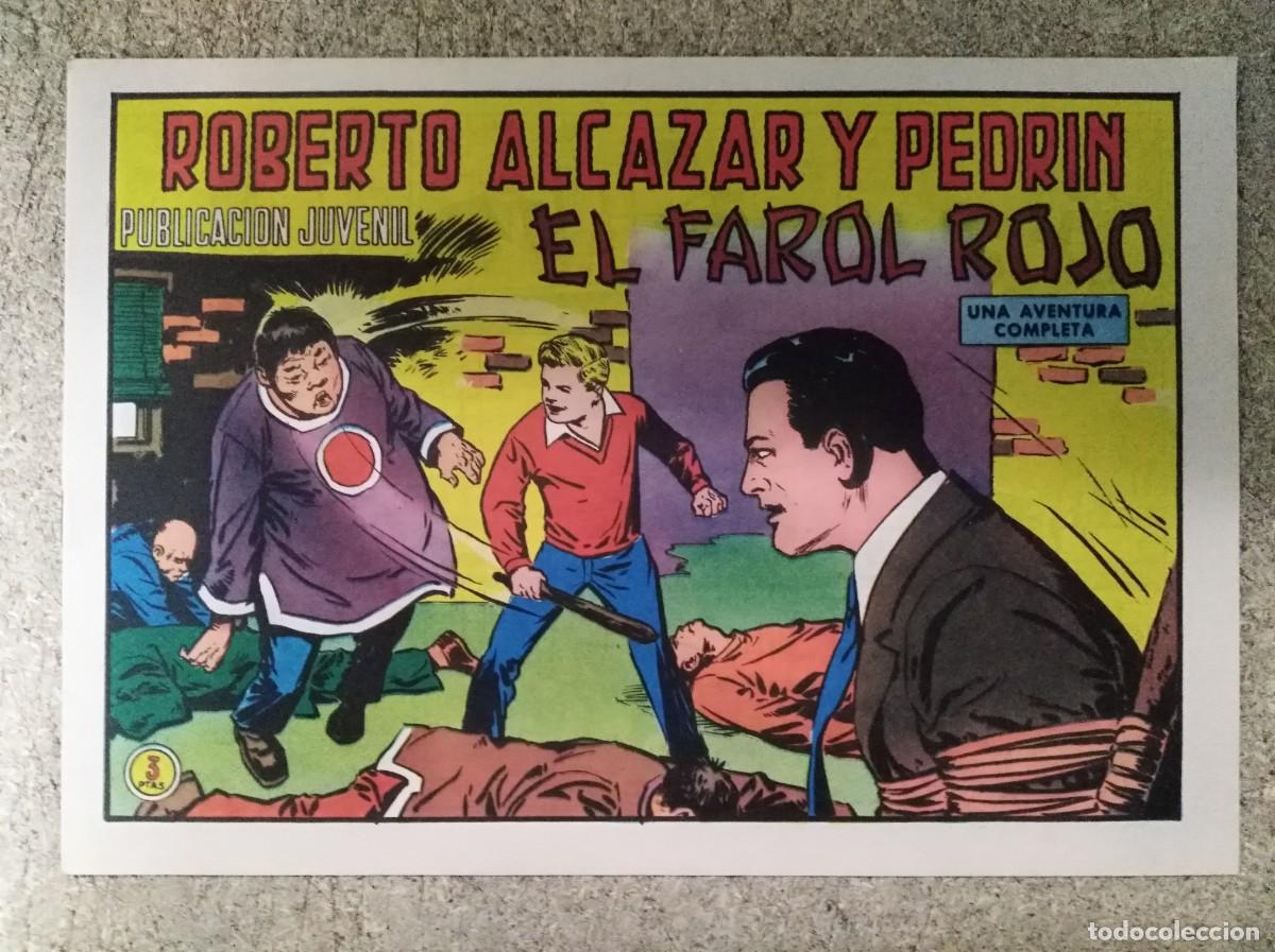 Tebeos: Roberto Alcazar y Pedrin 1091.El farol rojo.Editorial Valenciana