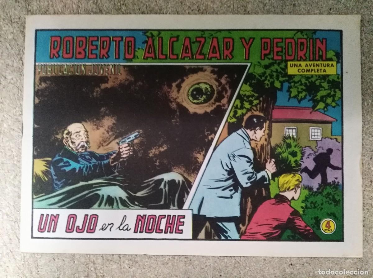Tebeos: Roberto Alcazar y Pedrin 1105.Un ojo en la noche.Editorial Valenciana