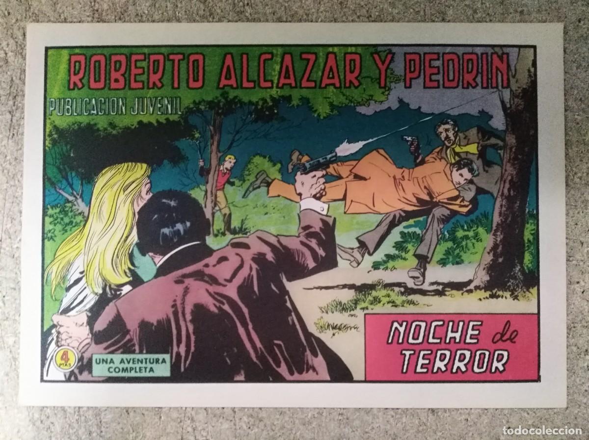 Tebeos: Roberto Alcazar y Pedrin 1108.Noche de terror.Editorial Valenciana