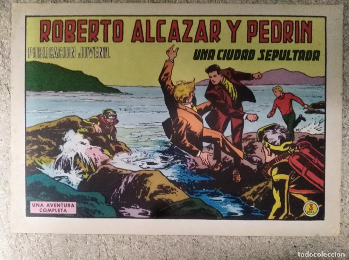 Tebeos: Roberto Alcazar y Pedrin 1033.Una ciudad sepultada.Editorial Valenciana