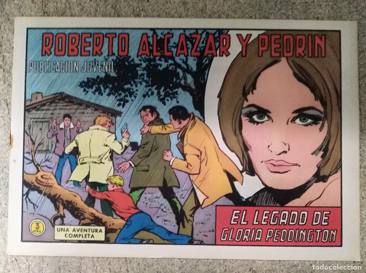 Tebeos: Roberto Alcazar y Pedrin 1049.El legado de Gloria Peddington.Editorial Valenciana