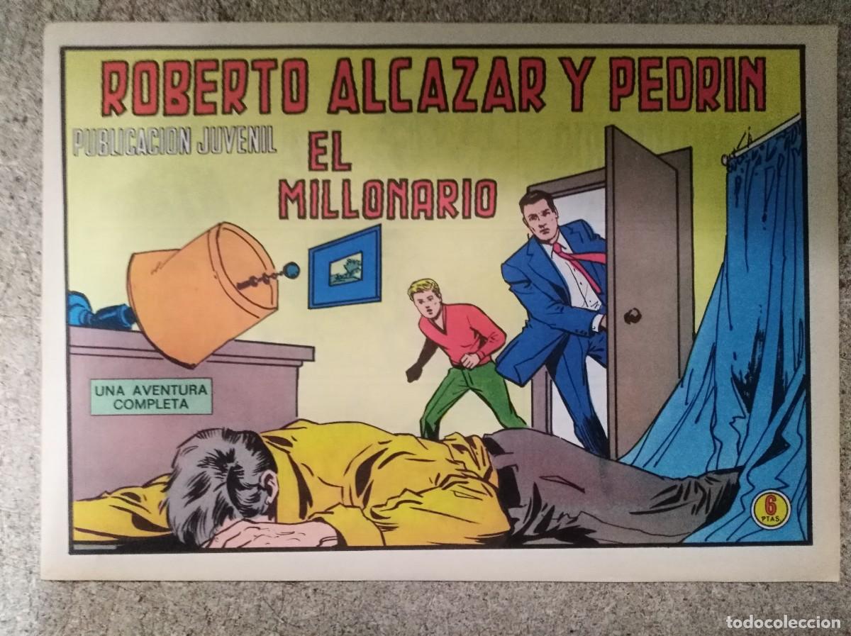 Tebeos: Roberto Alcazar y Pedrin 1203.El millonario.Editorial Valenciana
