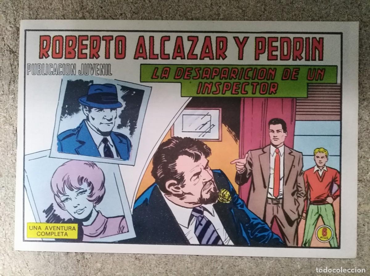 Tebeos: Roberto Alcazar y Pedrin 1207.La desaparicion de un Inspector.Editorial Valenciana