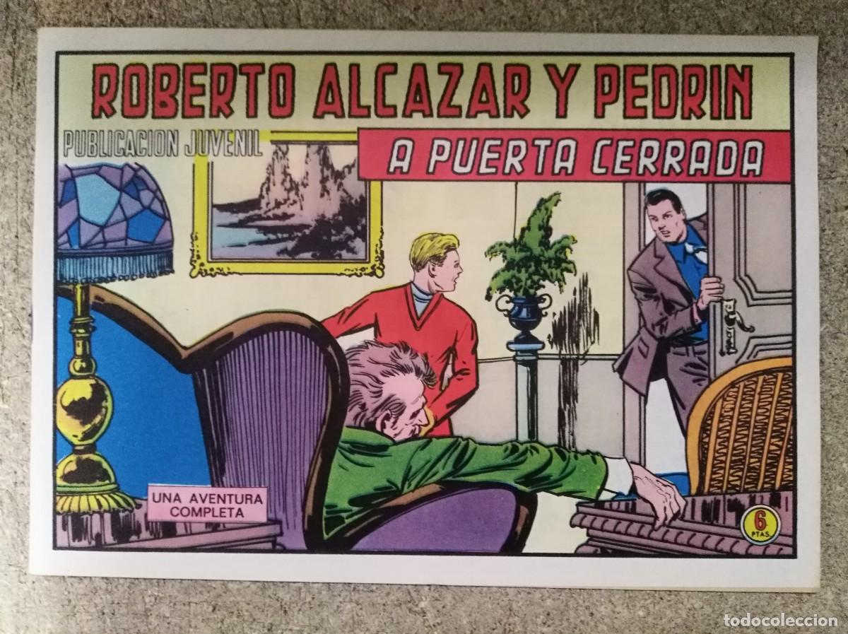 Tebeos: Roberto Alcazar y Pedrin 1213.A puerta cerrada.Editorial Valenciana