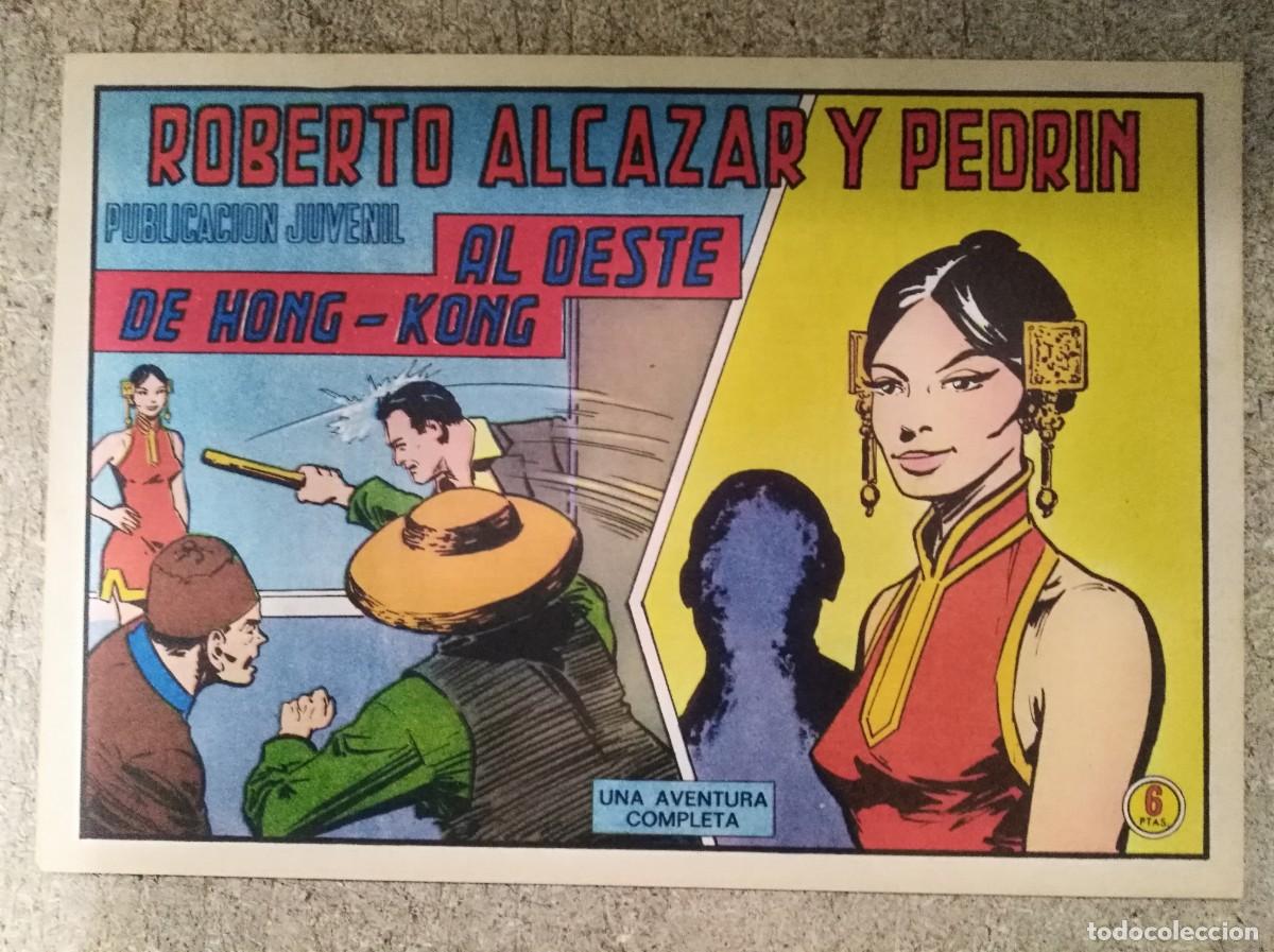 Tebeos: Roberto Alcazar y Pedrin 1216.Al Oeste de Hong Kong.Editorial Valenciana