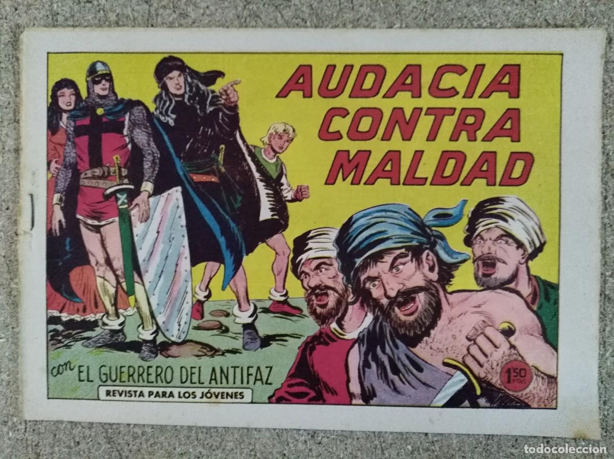 Tebeos: El Guerrero del Antifaz 360.Audacia contra maldad.Editorial Valenciana