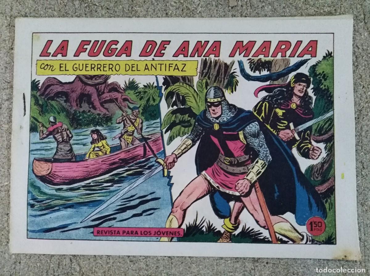 Tebeos: El Guerrero del Antifaz 353.La fuga de Ana Maria.Editorial Valenciana