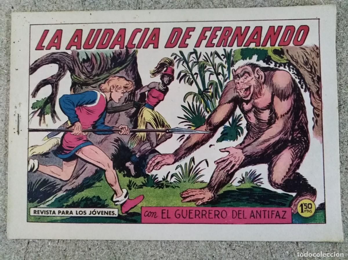 Tebeos: El Guerrero del Antifaz 352.La audacia de Fernando.Editorial Valenciana