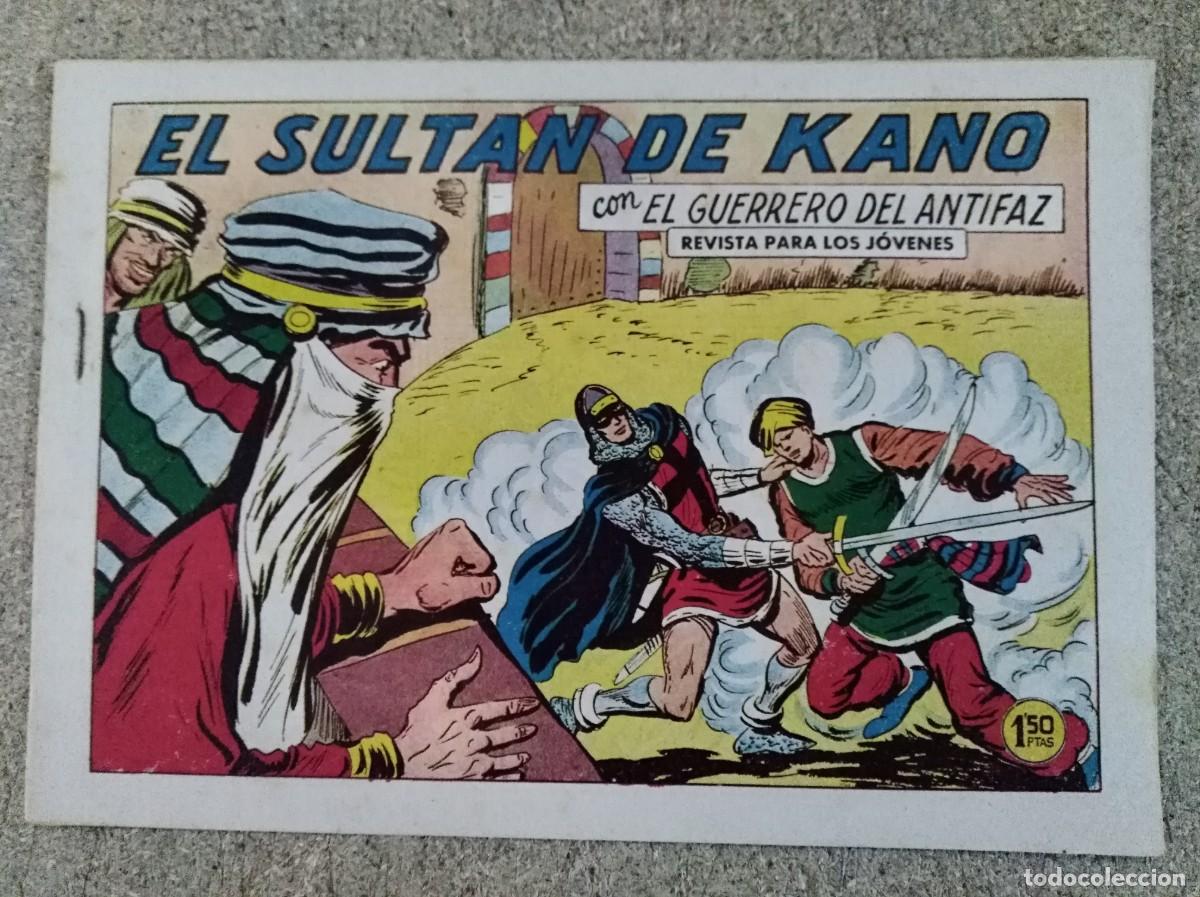 Tebeos: El Guerrero del Antifaz 350.El Sultan de Kano.Editorial Valenciana