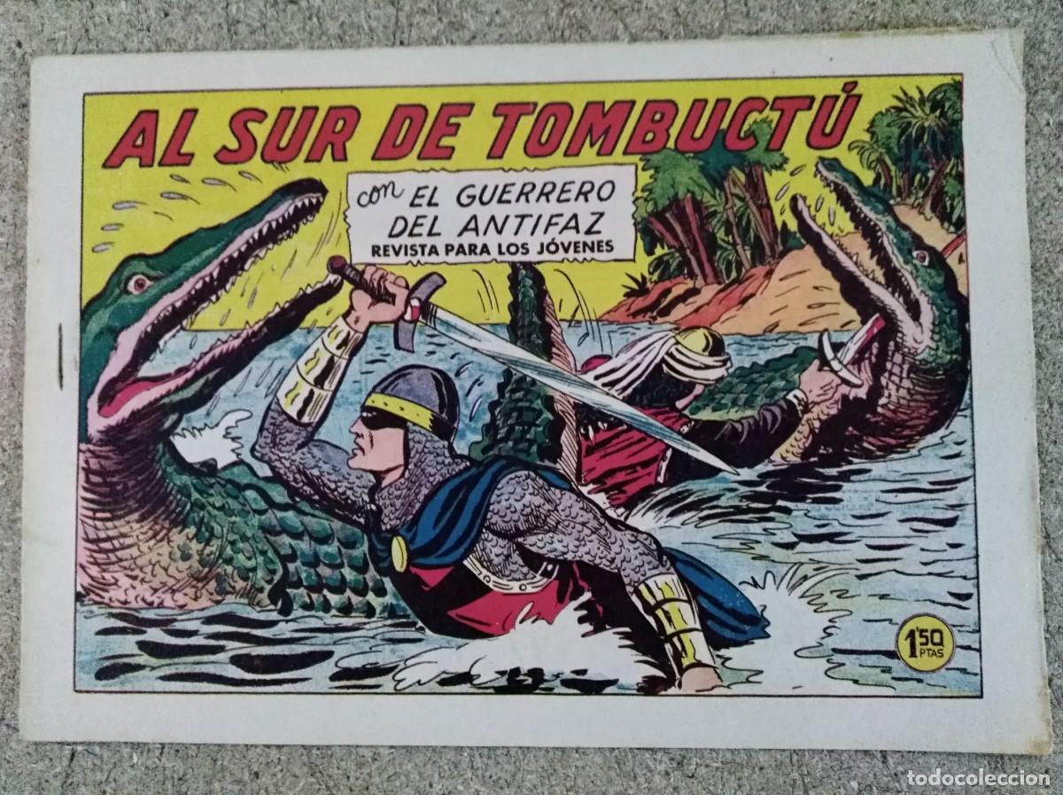 Tebeos: El Guerrero del Antifaz 348.Al sur de Tombuctu.Editorial Valenciana