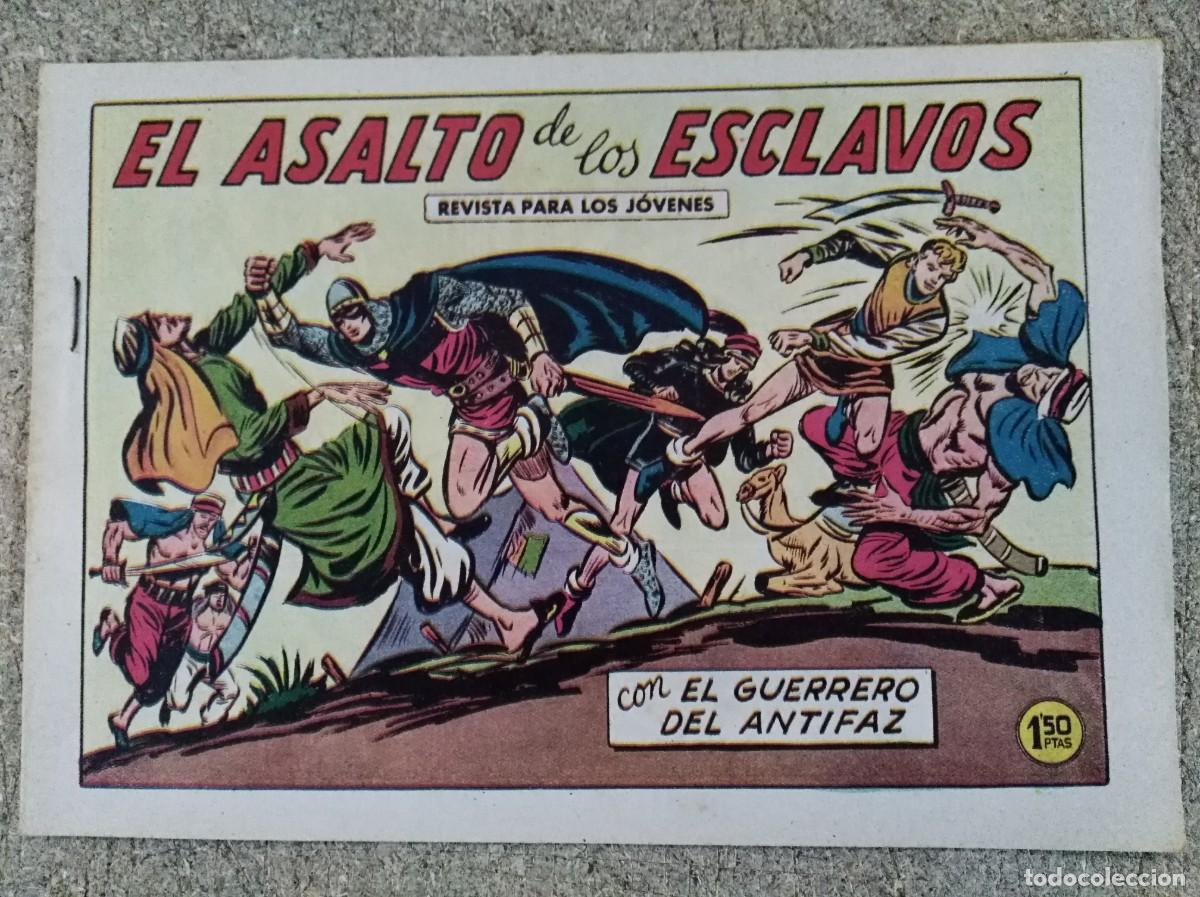 Tebeos: El Guerrero del Antifaz 346.El asalto de los esclavos.Editorial Valenciana