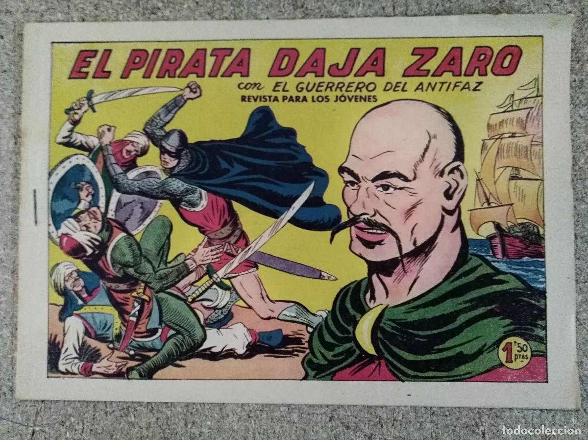 Tebeos: El Guerrero del Antifaz 341.El pirata Daja Zaro.Editorial Valenciana