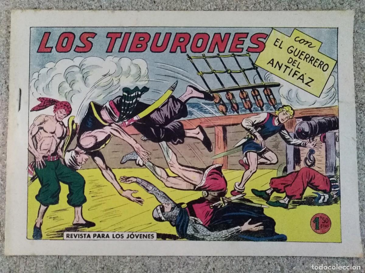 Tebeos: El Guerrero del Antifaz 342.Los Tiburones.Editorial Valenciana