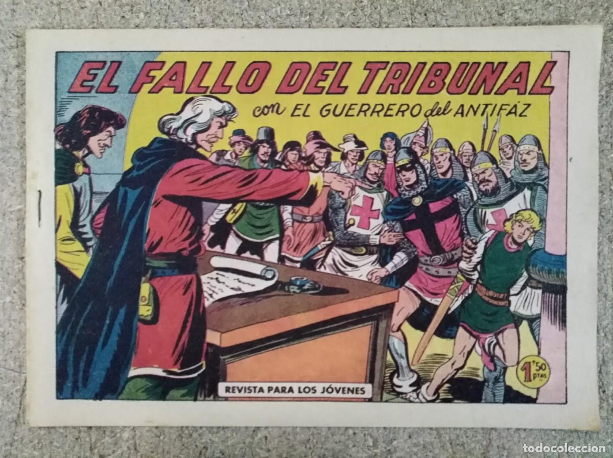 Tebeos: El Guerrero del Antifaz 338.El Fallo del Tribunal.Editorial Valenciana