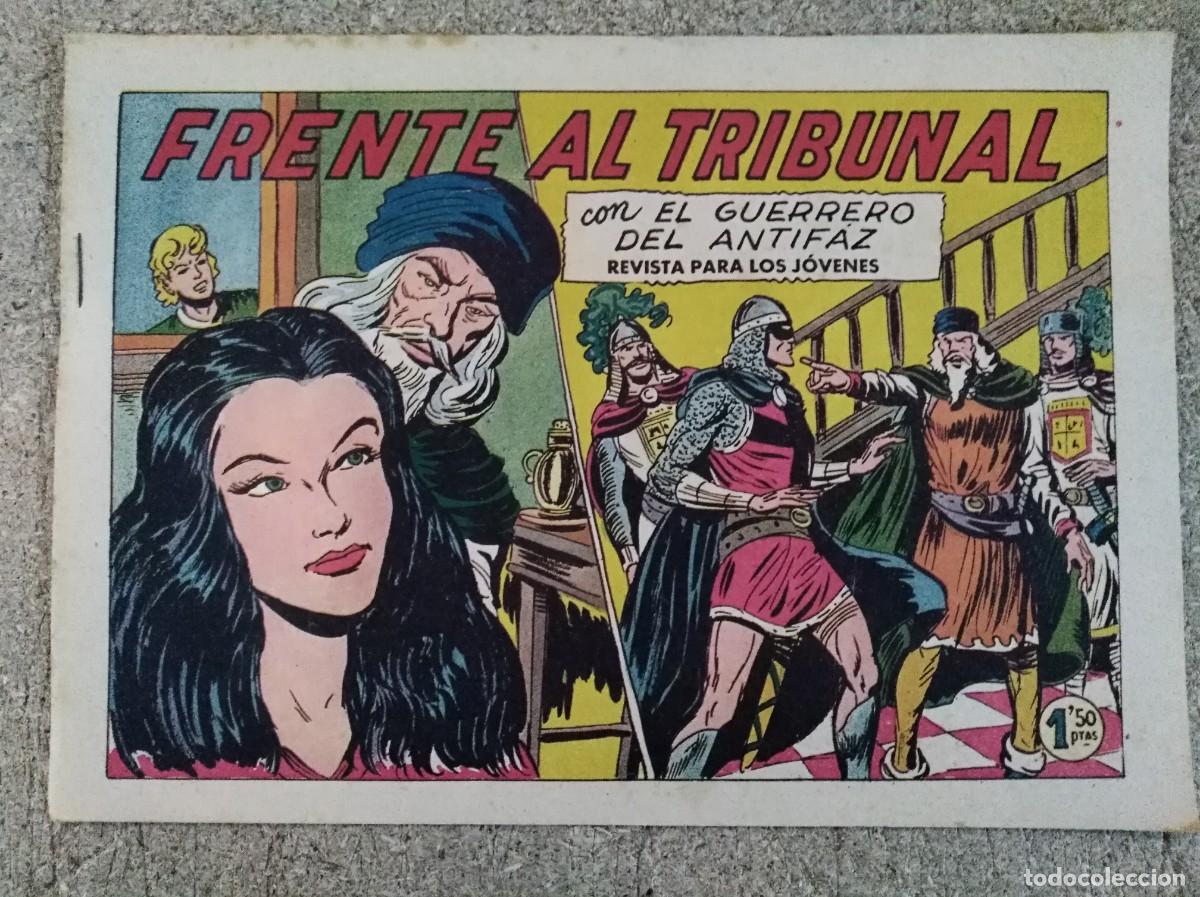 Tebeos: El Guerrero del Antifaz 336.Frente al Tribunal.Editorial Valenciana