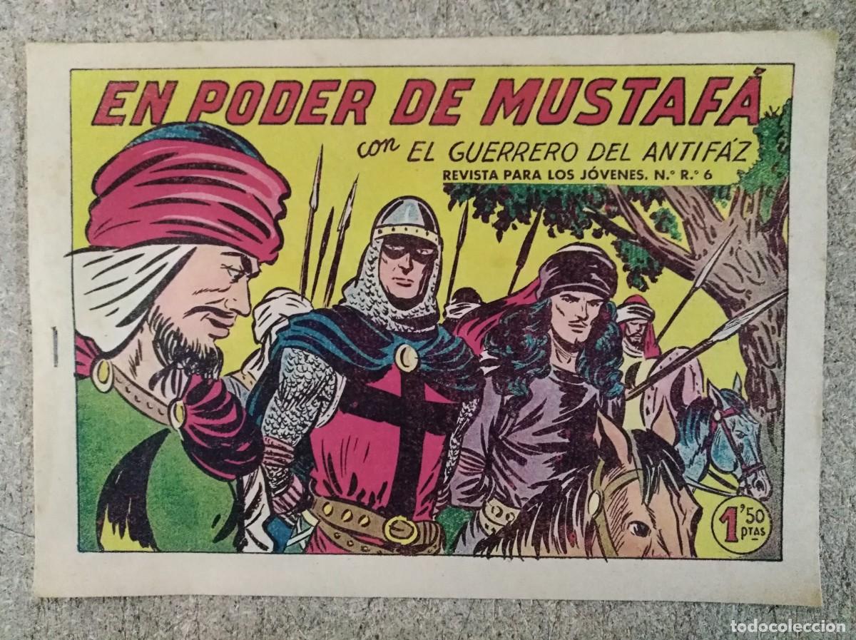 Tebeos: El Guerrero del Antifaz 324.En poder de Mustafa.Editorial Valenciana