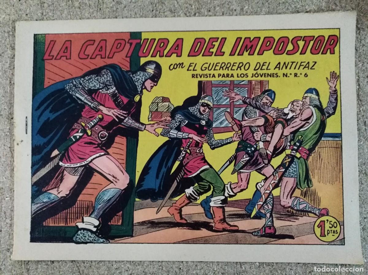 Tebeos: El Guerrero del Antifaz 325.La captura del impostor.Editorial Valenciana