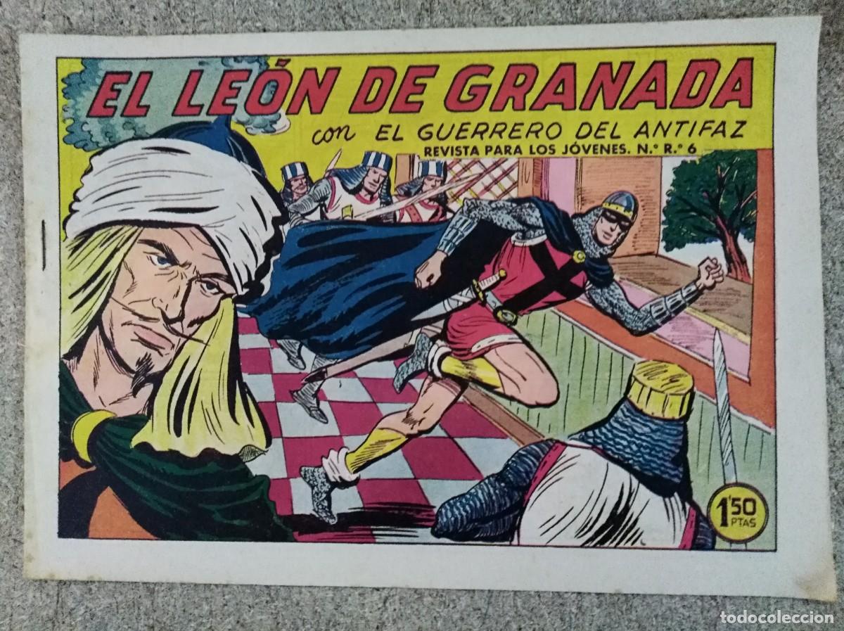 Tebeos: El Guerrero del Antifaz 320.El leon de Granada.Editorial Valenciana